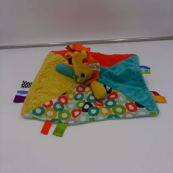 TaGgies Bright Stars Lion Replacement Lovey Security Blanket Tabs - Picture 3 of 6